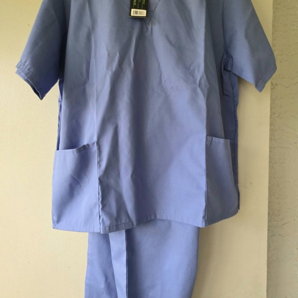 Blue Scrub Set